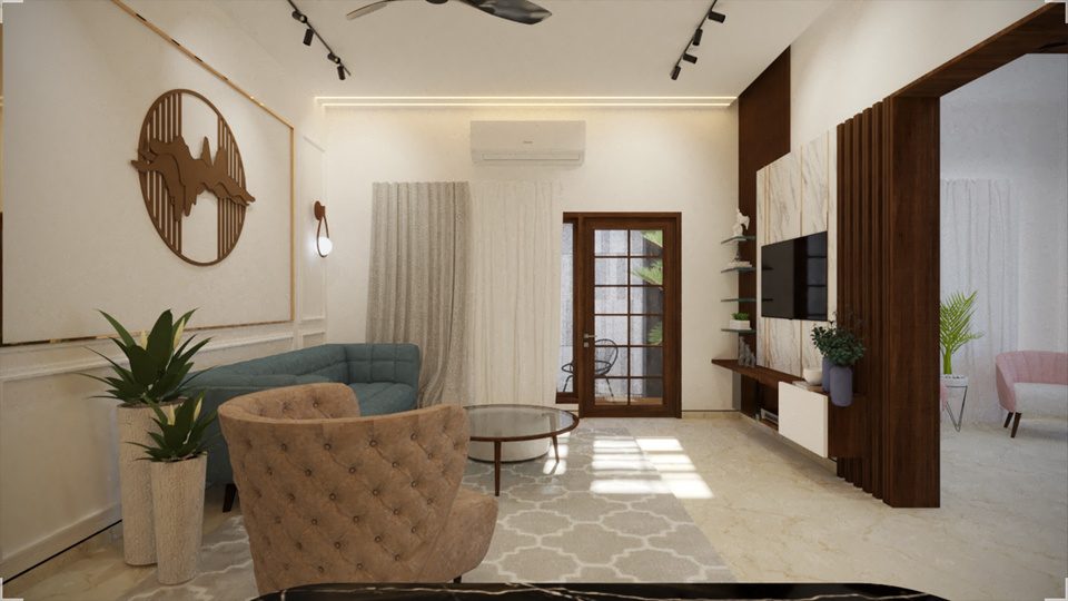 Thirunagar residence — lounge